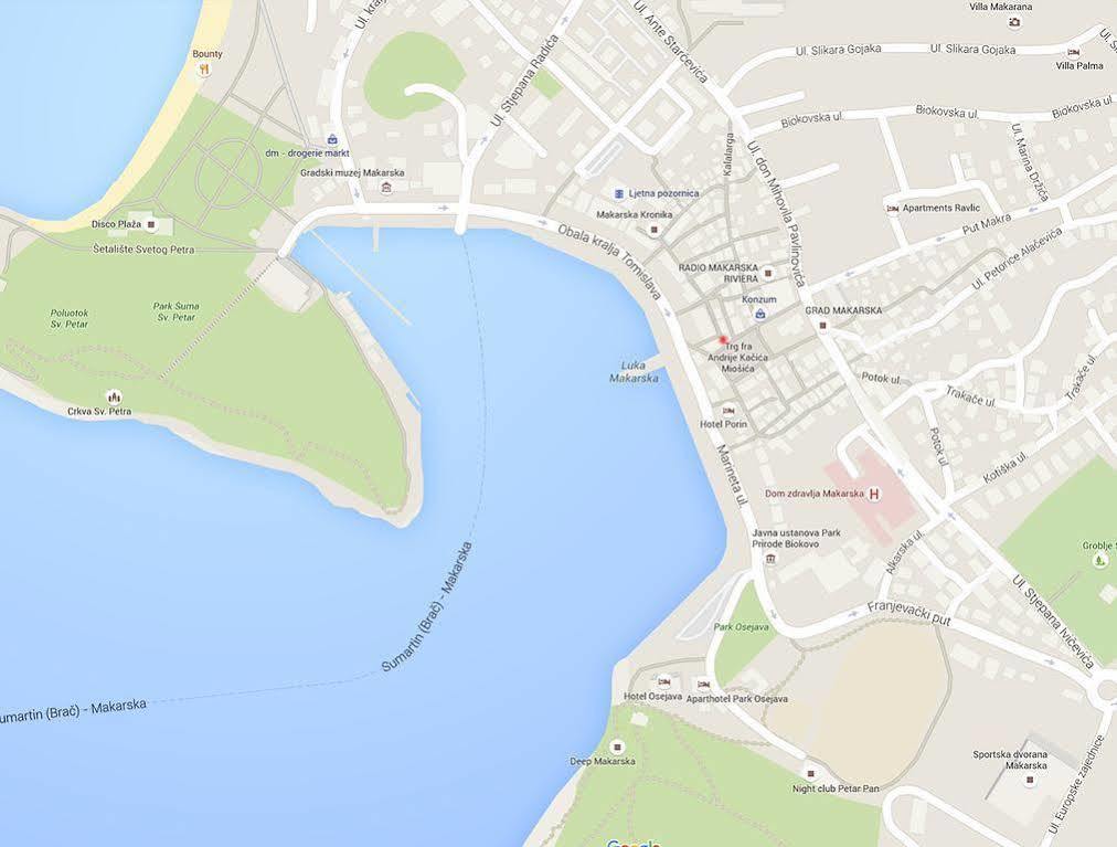 Apartment Adriatic 马卡尔斯卡 外观 照片